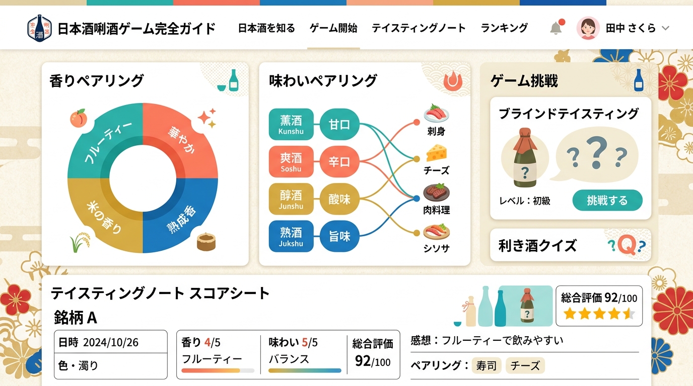 日本酒唎酒ゲーム完全ガイド